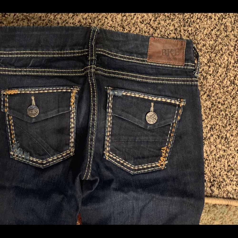 BKE straight leg jeans sz 25R - Picture 2 of 7